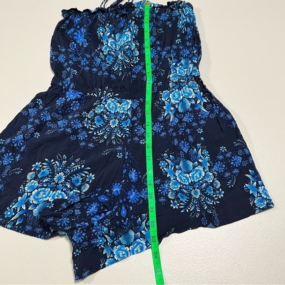 Seafolly Sunflower Floral Halter / Strapless Jumpshort Playsuit - Picture 9 of 10